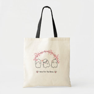 Süße rosa Geister-Trick-or-Treat-Tasche Rosa Hallo Tragetasche