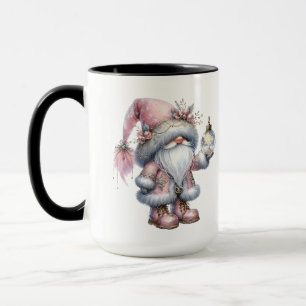 Süße rosa Gnome Tasse