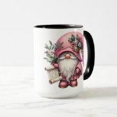 Süße rosa Gnome Tasse (VorderseiteRechts)