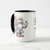 Süße rosa Gnome Tasse (Vorderseite Links)