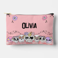 Süße rosa gothische Totenkopf-Halloween-Accessoire