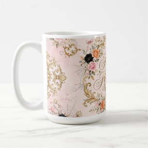 Süße rosa Halloween-Kaffeetasse - Frohes Halloween Kaffeetasse