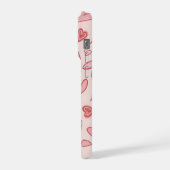 Süße rosa Herz-Muster-Handyhülle iPhone Hülle (Linke Seite)