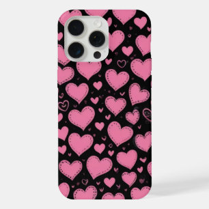 süße rosa Herzen iPhone 15 Pro Max Hülle