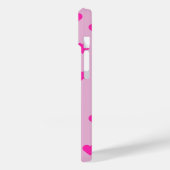 Süße rosa Herzen Muster Handyhülle Case-Mate iPhone Hülle (Rückseite / Links)