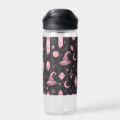 Süße Rosa Hexe Trinkflasche (Rückseite)