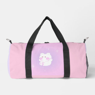 Süße rosa Katzentasche - Kawaii-Turntasche  Duffle Bag