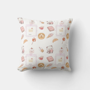 Süße rosa Kawaii Süßigkeiten Dessert Design Kissen