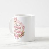 Süße rosa kawaii Tasse (Vorderseite Links)