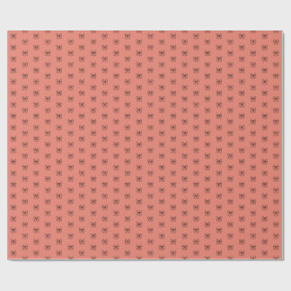 Süße rosa Koketten-Schleifen-Muster-Wrap-Papier Geschenkpapier
