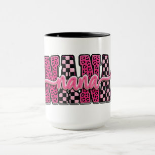 Süße rosa Nana Tasse