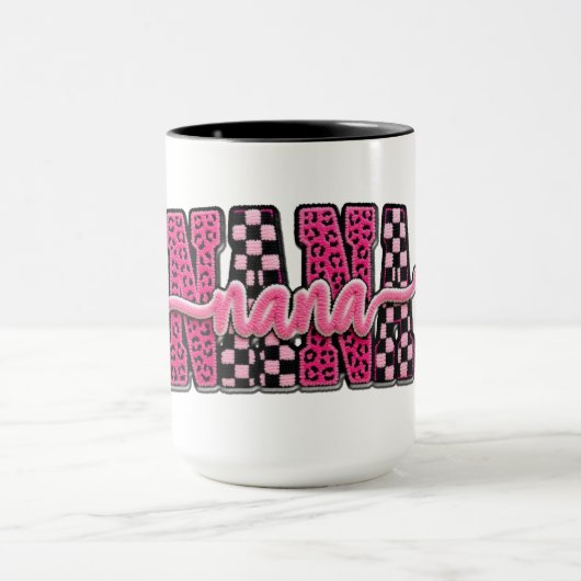 Süße rosa Nana Tasse (Zentrum)