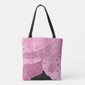 Süße rosa Puppe Collage Ästhetik-Tasche Tasche (Rückseite)