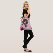 Süße rosa Puppe Collage Ästhetik-Tasche Tasche (Am Model)
