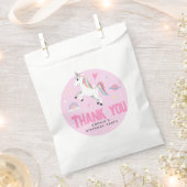 Süße rosa Regenbogen-Einhorn Mädchen Geschenktütchen (Ausgeschnitten)