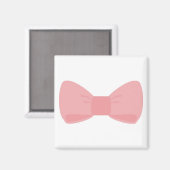 Süße rosa Schleife Magnet (Vorderseite/Rückseite)