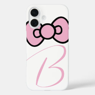Süße rosa Schleife Whimsical  iPhone 16 Hülle