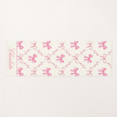 Süße rosa Schleife Yogamatte (Vorderseite (Horizontal))