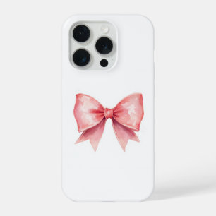 „Süße rosa Schleifen-Handyhülle 🎀   Sanfter Coque iPhone 15 Pro Hülle