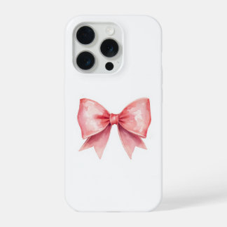 „Süße rosa Schleifen-Handyhülle 🎀 | Sanfter Coque iPhone 15 Pro Hülle