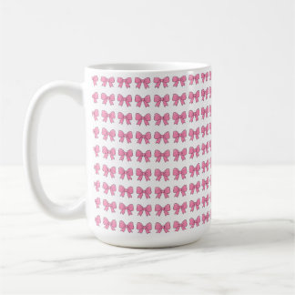 Süße rosa Schleifenband Design – Mädchenhaftes Kaw Kaffeetasse