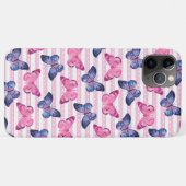 Süße rosa Schmetterlinge Case-Mate iPhone Hülle (Rückseite (Horizontal))