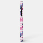 Süße rosa Schmetterlinge Case-Mate iPhone Hülle (Hinten/Links)