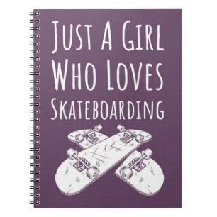 Süße Rosa Skateboarder-Geschenke für Baby-Mädchen  Notizblock