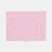 Süße rosa Sterne Fleecedecke (Vorderseite (Horizontal))