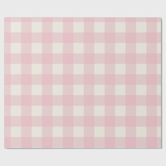 Süße rosa texturierte Muster-Geschenkpapier Geschenkpapier (Flach)