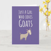 Süße rosa Ziegenkarten für Baby Mädchen für Kinder Karte (Gelbe Blume)