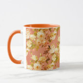 Süße Rose auf Rot Tasse (Links)