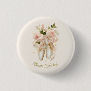 Süße Rosé-Ballett-Soirée, individuell Button