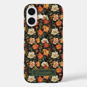 Süße Rose Benutzerdefinierter Name Rose iPhone 16 Hülle