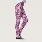 süße Rose in Rosa Leggings (Rechts)