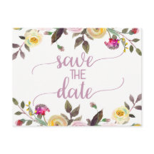 Süße Rose Wasserfarbenblütenhochzeit Sichern Sie d