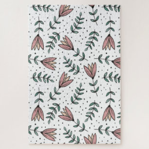 Süße Rosen-Blumen-Puzzles Puzzle