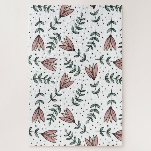 Süße Rosen-Blumen-Puzzles Puzzle (Vertikal)