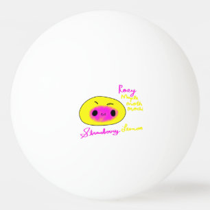 Süße Rosy Maple Moth Mochi Lustiges Tier Mochi Tischtennisball