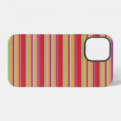 Süße rote bunte Streifen iPhone Hülle (Rückseite (Horizontal))