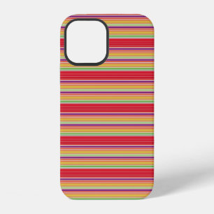 Süße rote bunte Streifen iPhone 12 Hülle