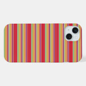 Süße rote farbenfrohe Streifen iPhone Hülle (Rückseite (Horizontal))