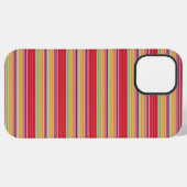 Süße rote farbenfrohe Streifen iPhone Hülle (Rückseite (Horizontal))