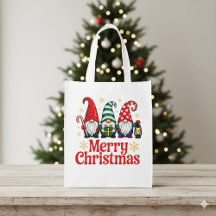 Süße rote grüne wunderliche Gnome Frohe Weihnachte
