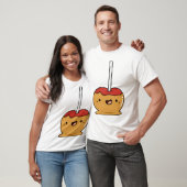 Süße rote Karamell-Apfel T-Shirt (Unisex)
