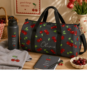 Süße rote Kirschen Duffle Bag