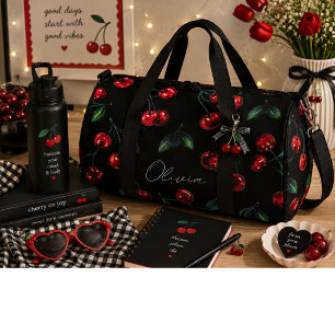 Süße rote Kirschen Duffle Bag