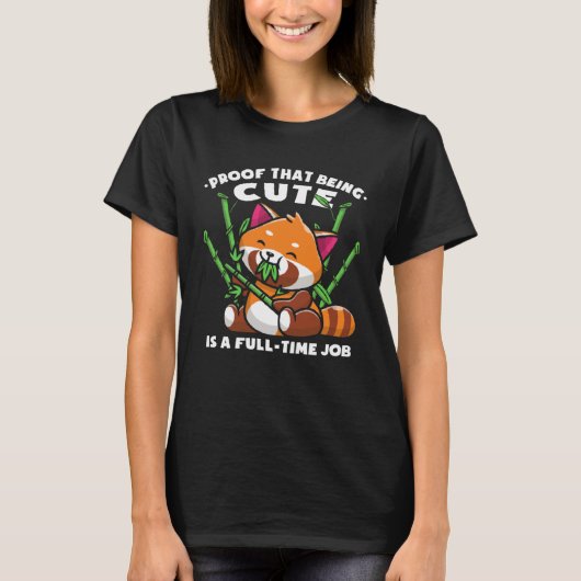 Süße Rote-Panda-Kinder T-Shirt (Vorderseite)