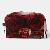 Süße Rote Rose Romantische Valentinstag-Tasche Mak Waschbeutel (Vorderseite)