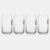 Süße Rothaarige Mädchen Glas Set (Rechts)